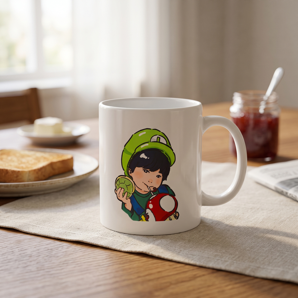 似顔絵プリントマグカップ